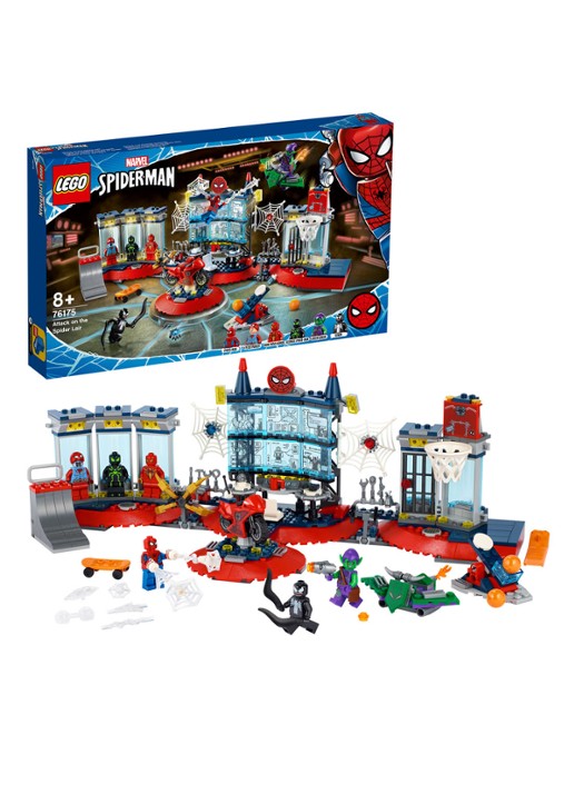 LEGO Marvel Super Heroes Aanval op de Spider schuilplaats - 76175 - detail 3 donkerblauw