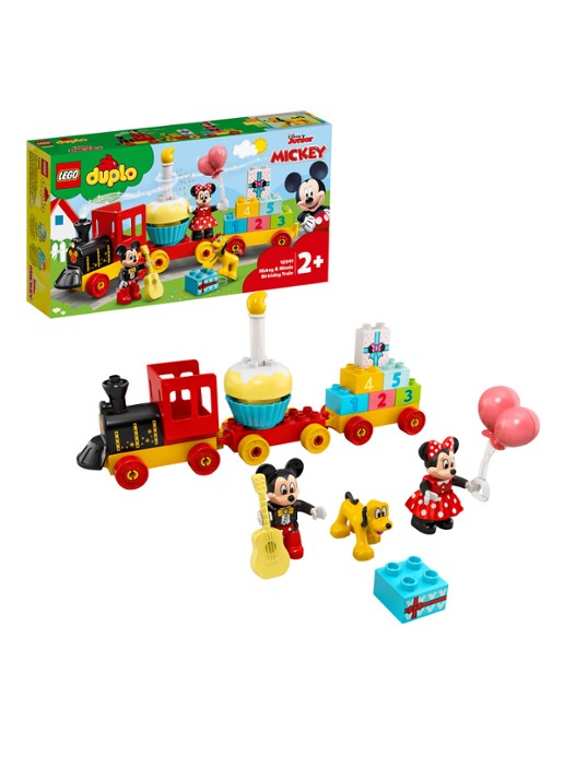 LEGO Mickey & Minnie Verjaardagstrein - 10941 - detail steenrood