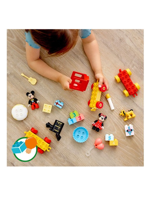 LEGO Mickey & Minnie Verjaardagstrein - 10941 - detail 2 steenrood