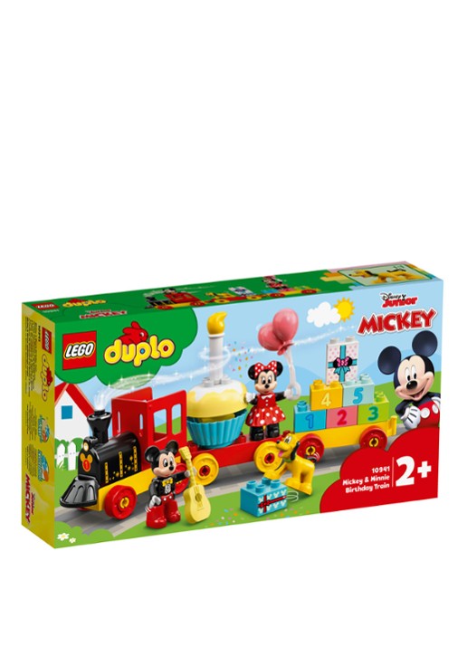 LEGO Mickey & Minnie Verjaardagstrein - 10941 - voorkant 6 steenrood