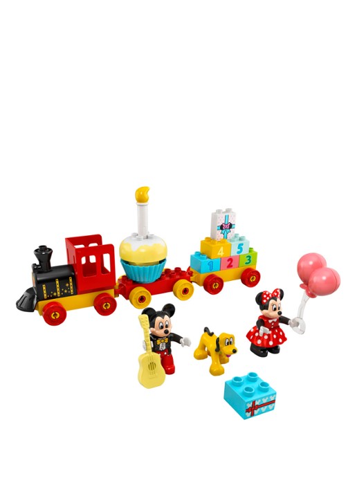 LEGO Mickey & Minnie Verjaardagstrein - 10941 - voorkant 7 steenrood