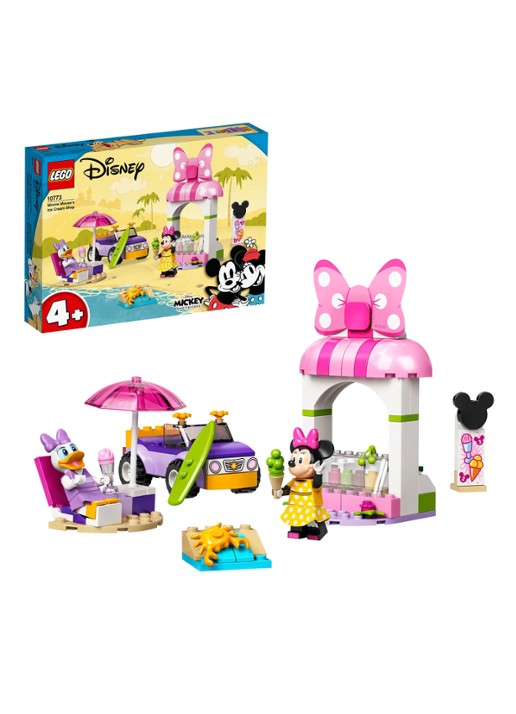 LEGO Mickey Mouse Minnie Mouse ijssalon - 10773 - detail roze