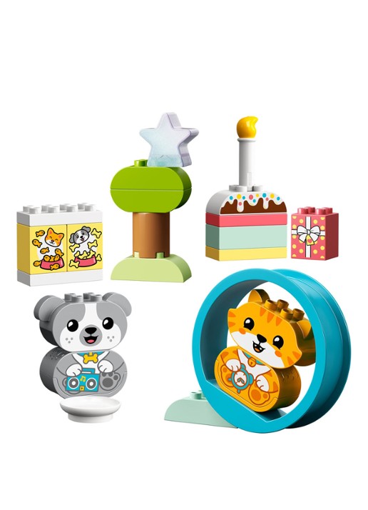 LEGO Mijn eerste puppy en kitten met geluid - 10977 - voorkant 2 multicolor