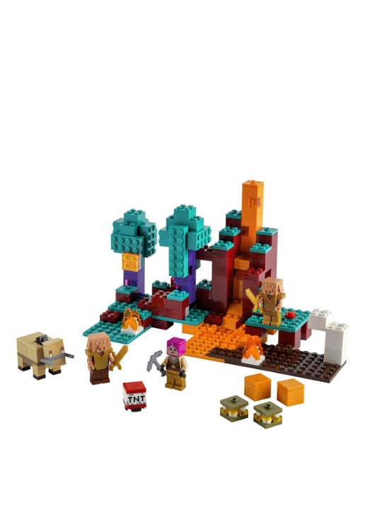 LEGO Minecraft Het verwrongen bos - 21168 - voorkant 7 turquoise