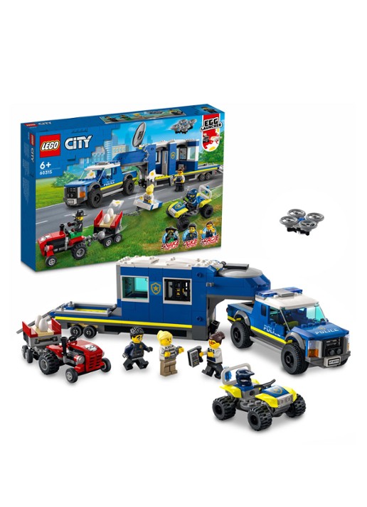 LEGO Mobiele Commandowagen Politie bouwspeelgoed - 60315 - detail multicolor