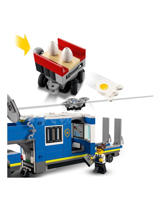 LEGO Mobiele Commandowagen Politie bouwspeelgoed - 60315 - detail 2 multicolor