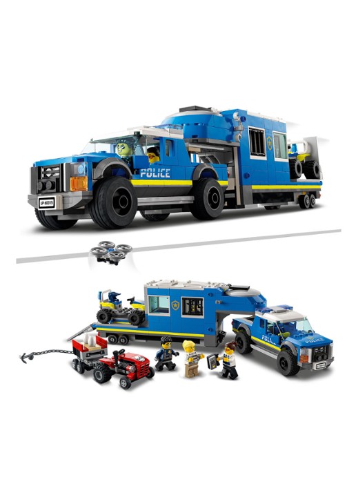LEGO Mobiele Commandowagen Politie bouwspeelgoed - 60315 - detail 5 multicolor