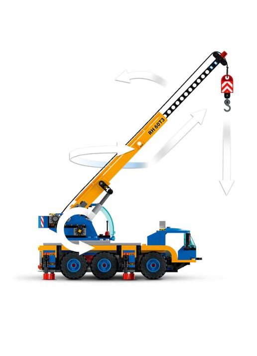 LEGO Mobiele Kraan bouwspeelgoed - 60324 - detail 5 multicolor