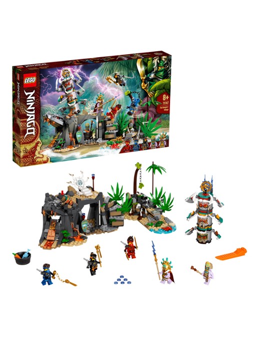 LEGO NINJAGO Het dorp van de Beschermers - 71747 - detail donkergrijs
