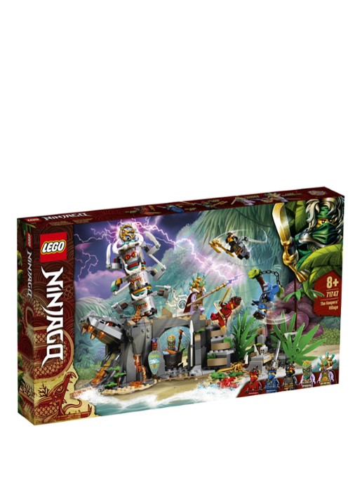 LEGO NINJAGO Het dorp van de Beschermers - 71747 - voorkant 6 donkergrijs