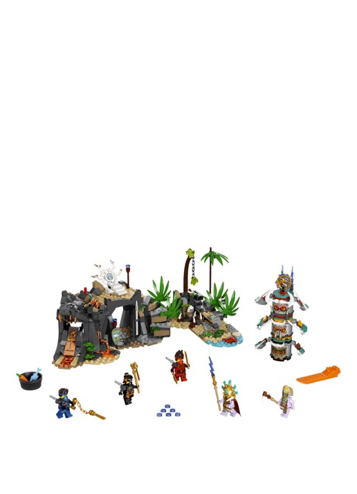 LEGO NINJAGO Het dorp van de Beschermers - 71747 - voorkant 7 donkergrijs
