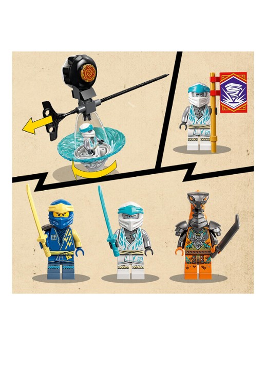 LEGO NINJAGO Ninja Trainingcentrum Spin Speelset- 71764 - detail 4 multicolor