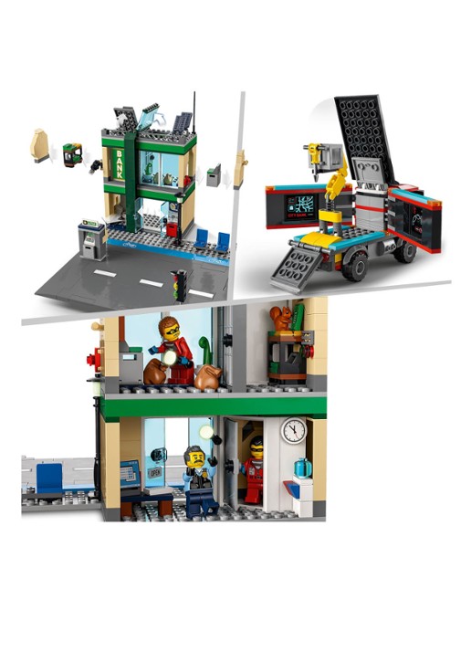 LEGO Politieachtervolging Bij de Bank bouwspeelgoed - 60317 - detail 4 multicolor