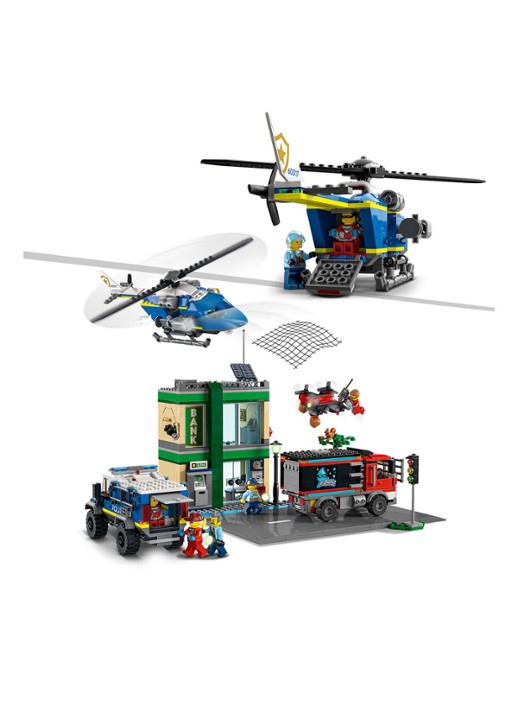 LEGO Politieachtervolging Bij de Bank bouwspeelgoed - 60317 - detail 7 multicolor