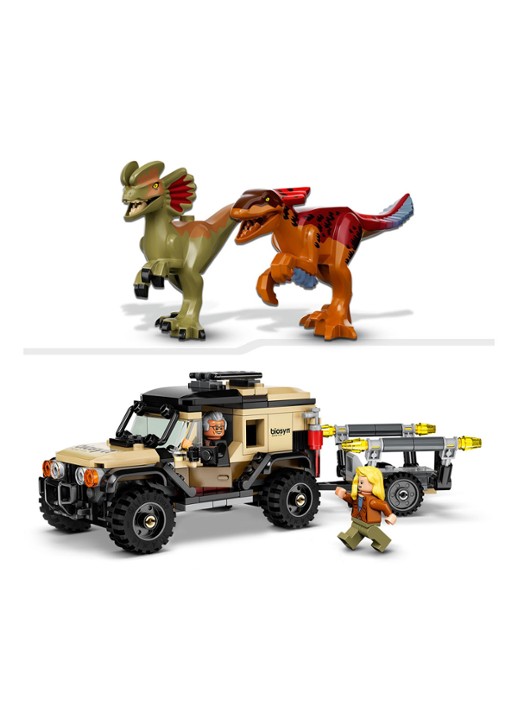 LEGO Pyroraptor & Dilophosaurus Transport - 76951 - detail 4 multicolor