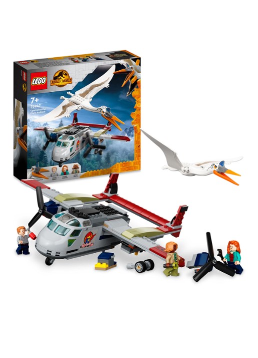 LEGO Quetzalcoatlus vliegtuighinderlaag - 76947 - detail multicolor