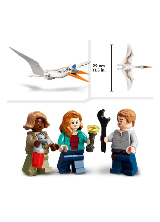 LEGO Quetzalcoatlus vliegtuighinderlaag - 76947 - detail 3 multicolor