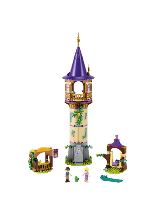 LEGO Rapunzel's toren - 43187 - voorkant geel