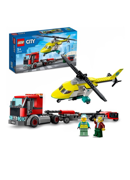 LEGO Reddingshelikopter Transport bouwspeelgoed - 60343 - detail multicolor
