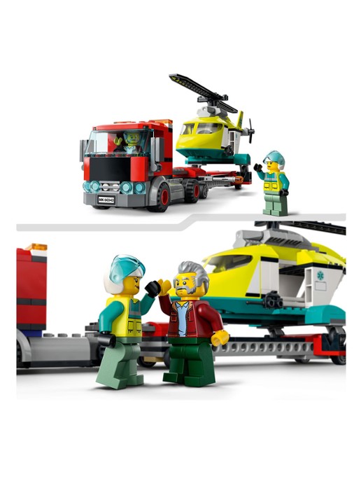 LEGO Reddingshelikopter Transport bouwspeelgoed - 60343 - detail 3 multicolor