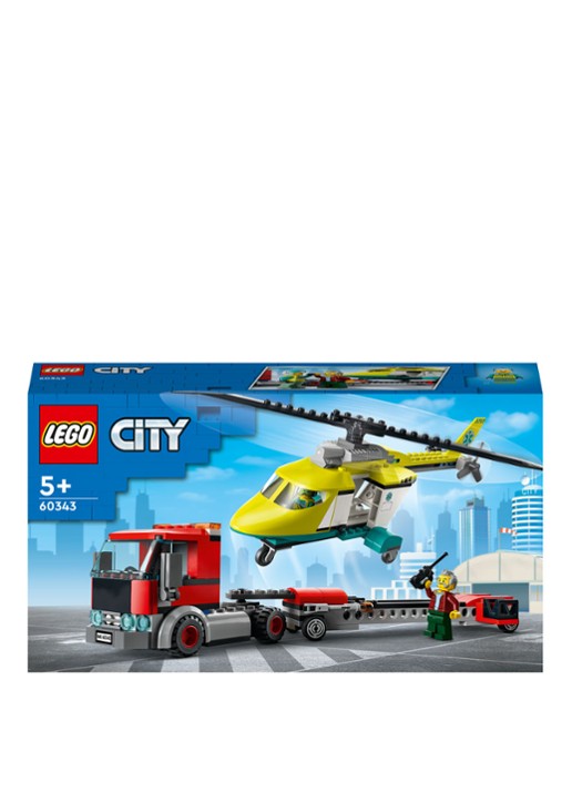 LEGO Reddingshelikopter Transport bouwspeelgoed - 60343 - voorkant 6 multicolor