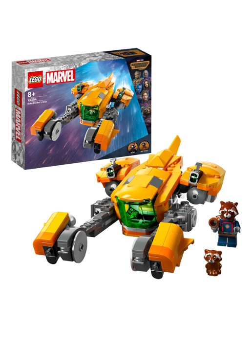 LEGO Schip van Baby Rocket Guardians of the Galaxy bouwset - 76254 - detail 5 multicolor
