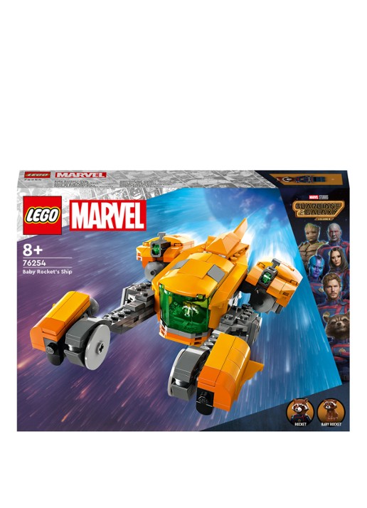 LEGO Schip van Baby Rocket Guardians of the Galaxy bouwset - 76254 - voorkant 6 multicolor