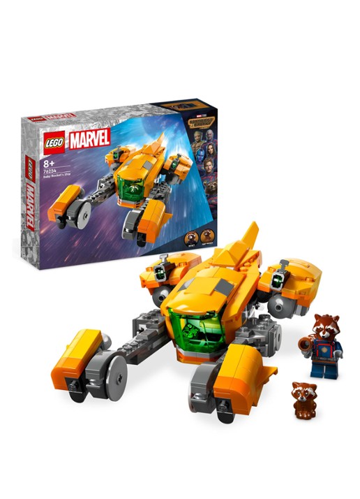 LEGO Schip van Baby Rocket Guardians of the Galaxy bouwset - 76254 - voorkant 7 multicolor