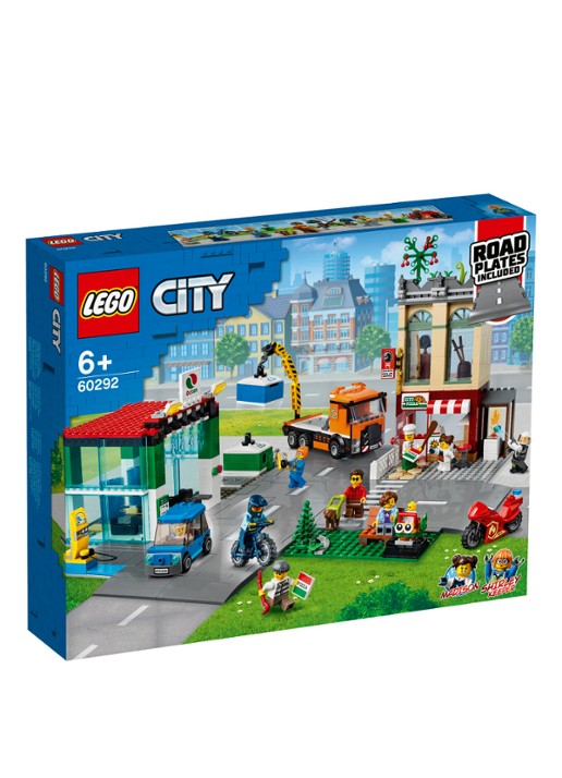 LEGO Stadscentrum - 60292 - voorkant grijs
