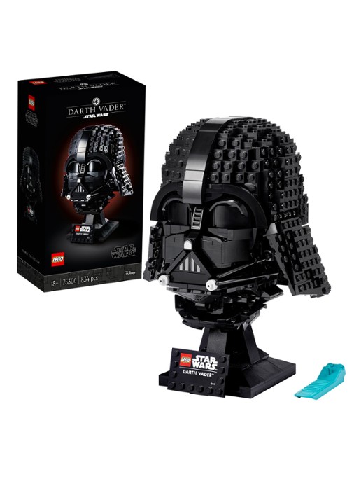 LEGO Star Wars Darth Vader helm - 75304 - detail 3 zwart
