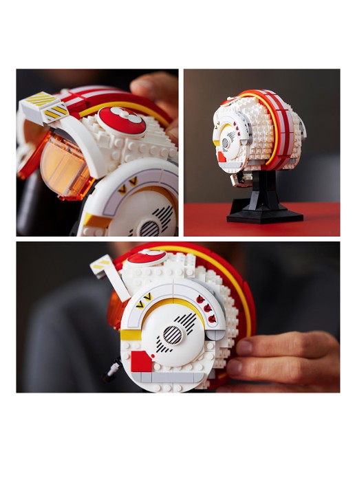 LEGO Star Wars Luke Skywalker Red Five Helm set - 75327 - detail 4 multicolor