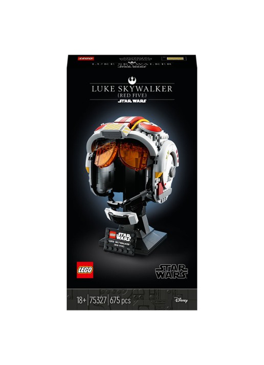 LEGO Star Wars Luke Skywalker Red Five Helm set - 75327 - voorkant multicolor