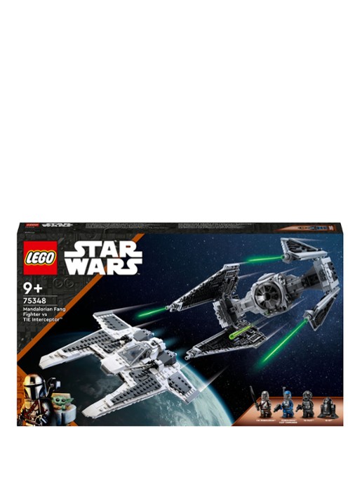LEGO Star Wars Mandalorian Fang Fighter vs. TIE Interceptor bouwspeelgoed 75348 - voorkant undefined