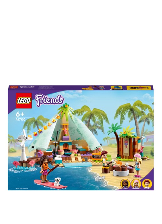 LEGO Strand Glamping bouwspeelgoed - 41700 - voorkant multicolor