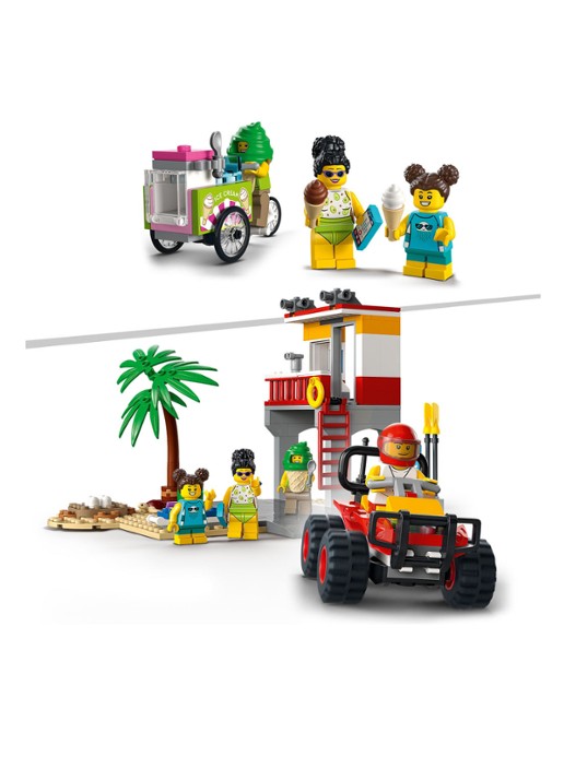 LEGO Strandwachter Uitkijkpost bouwspeelgoed - 60328 - detail 4 multicolor
