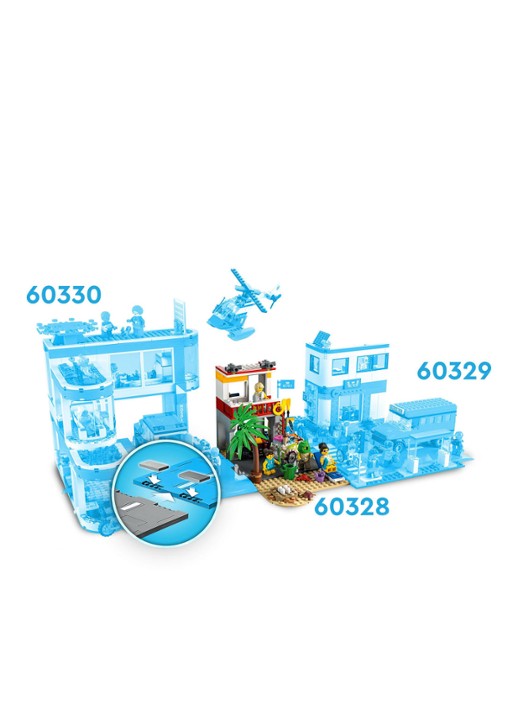 LEGO Strandwachter Uitkijkpost bouwspeelgoed - 60328 - detail 5 multicolor