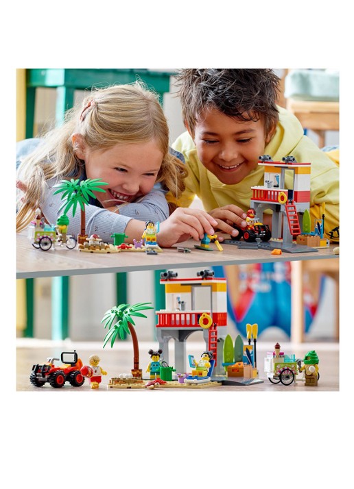 LEGO Strandwachter Uitkijkpost bouwspeelgoed - 60328 - detail 6 multicolor