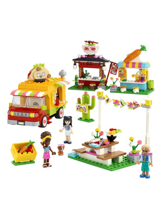 LEGO Streetfoodmarkt bouwspeelgoed - 41701 - detail 4 multicolor