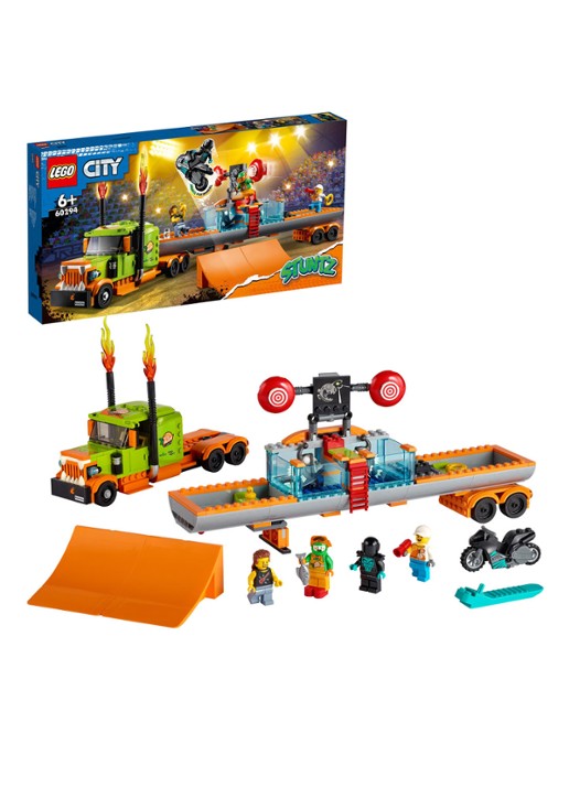LEGO Stunt Show Truck bouwsets - 60294 - detail orange
