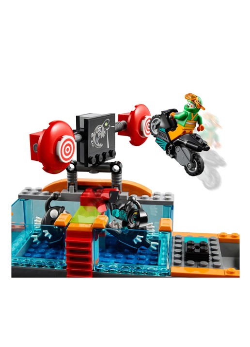 LEGO Stunt Show Truck bouwsets - 60294 - detail 5 orange