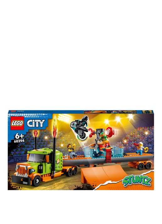 LEGO Stunt Show Truck bouwsets - 60294 - voorkant 6 orange