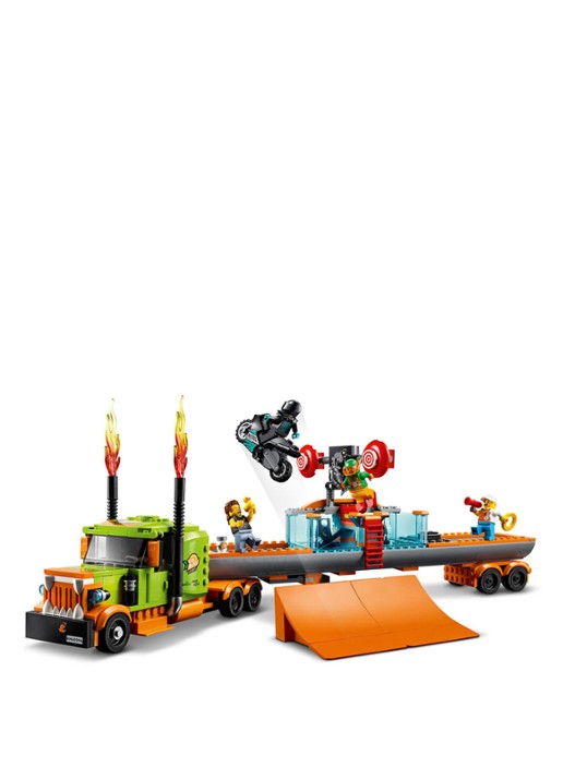 LEGO Stunt Show Truck bouwsets - 60294 - voorkant 7 orange