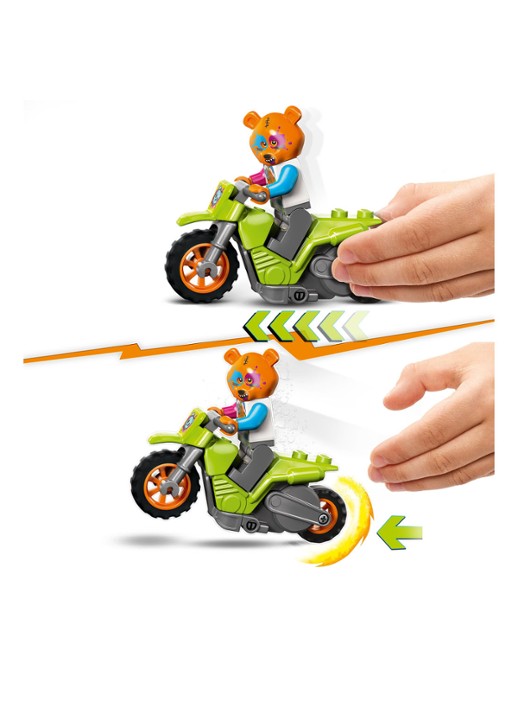 LEGO Stuntz Beer stuntmotor Actie Speelset - 60356   - detail 4 multicolor