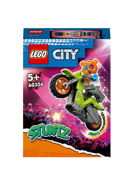 LEGO Stuntz Beer stuntmotor Actie Speelset - 60356   - voorkant multicolor