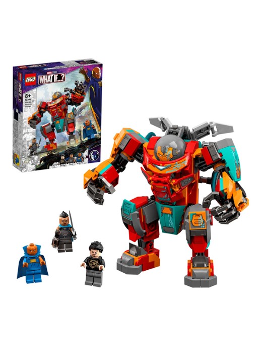 LEGO Super Heroes Tony Stark’s Sakaarian Iron Man - 76194 - detail 3 steenrood