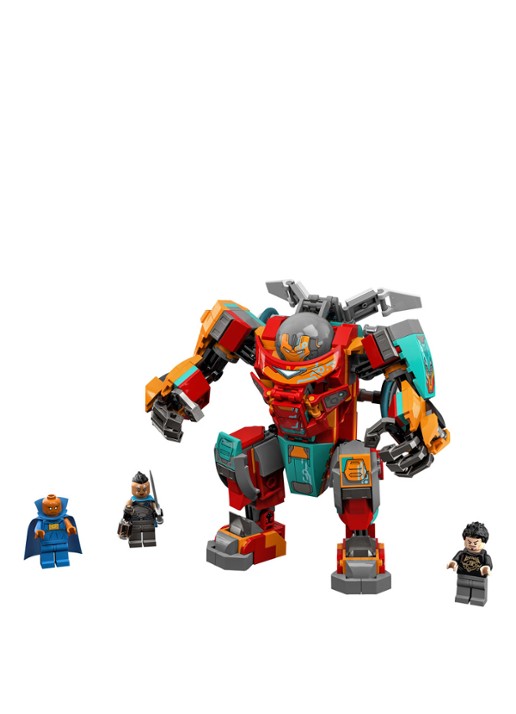 LEGO Super Heroes Tony Stark’s Sakaarian Iron Man - 76194 - voorkant 2 steenrood