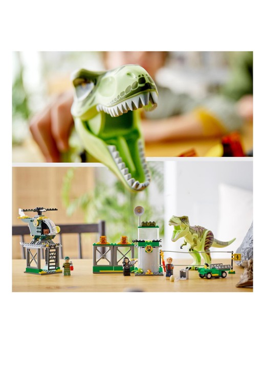 LEGO T. rex dinosaurus ontsnapping - 76944 - detail 6 multicolor