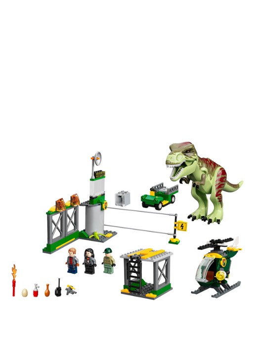 LEGO T. rex dinosaurus ontsnapping - 76944 - voorkant 2 multicolor