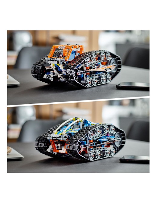 LEGO Technic App RC Transformatie Auto set - 42140 - detail 4 multicolor
