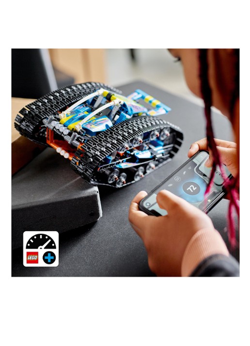 LEGO Technic App RC Transformatie Auto set - 42140 - detail 6 multicolor